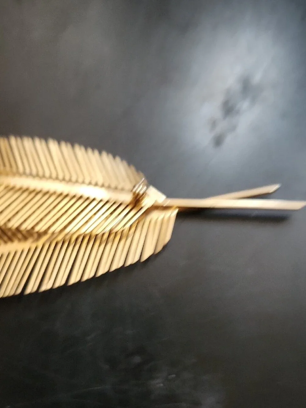 Midcentury Modern Leaf Pin Vintage